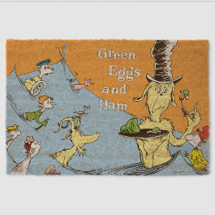 Dr. Seuss Green Eggs & Ham Water Scene Fiber Doormat