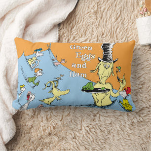 Dr. Seuss Green Eggs & Ham Water Scene Lumbar Pillow