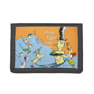 Dr. Seuss Green Eggs & Ham Water Scene Tri-fold Wallet
