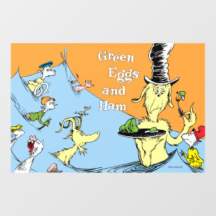 Dr. Seuss Green Eggs & Ham Water Scene Wall Decal