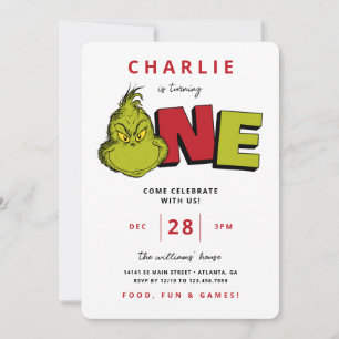 Dr. Seuss   Grinch 1st Birthday