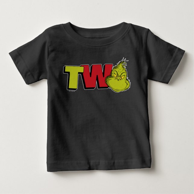 Dr. Seuss | Grinch 2nd Birthday - Two Baby T-Shirt (Front)