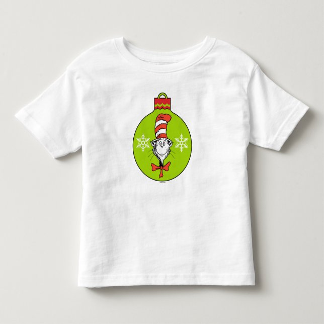 Dr. Seuss | Grinch | Cat in the Hat Ornament Toddler T-shirt (Front)