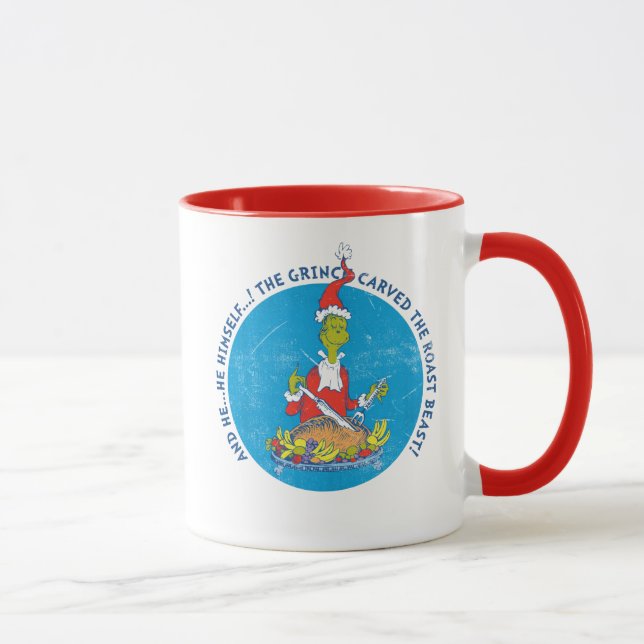 Dr. Seuss | Grinch | Christmas Roast Beast Mug (Right)