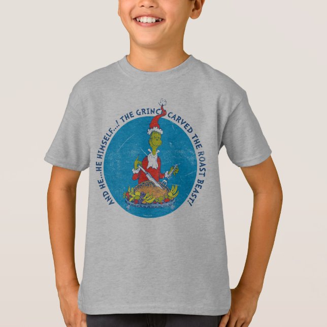 Dr. Seuss | Grinch | Christmas Roast Beast T-Shirt (Front)