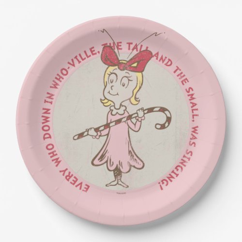 Dr Seuss  Grinch  Cindy_Lou Who _ Cute Quot Paper Plates