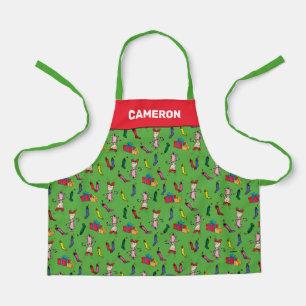 Dr. Seuss Grinch Cindy-Lou Who Pattern Apron