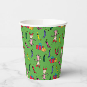 Dr. Seuss Grinch Cindy-Lou Who Pattern Paper Cups