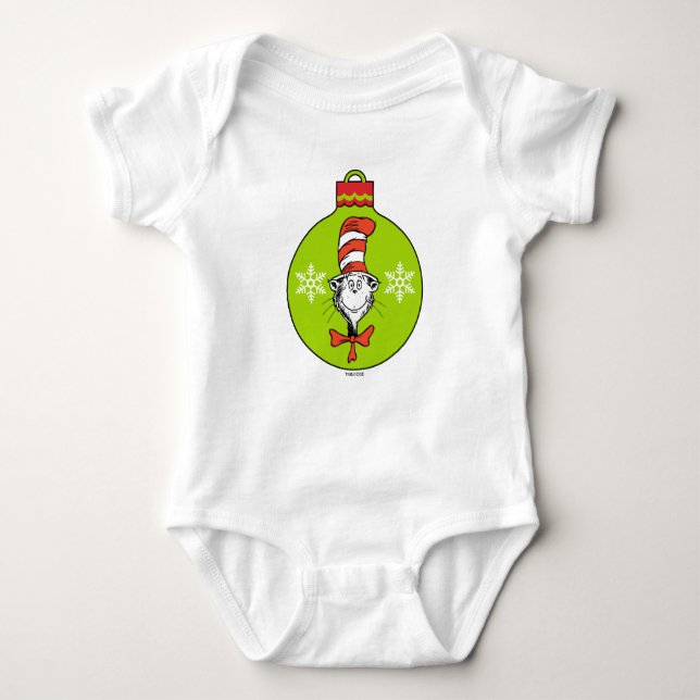 Dr. Seuss | Grinch | Classic Cat in the Hat Baby Bodysuit (Front)