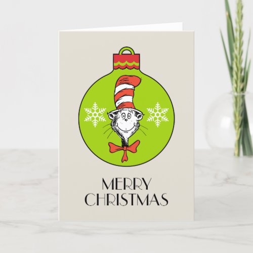 Dr Seuss  Grinch  Classic Cat in the Hat Holiday Card