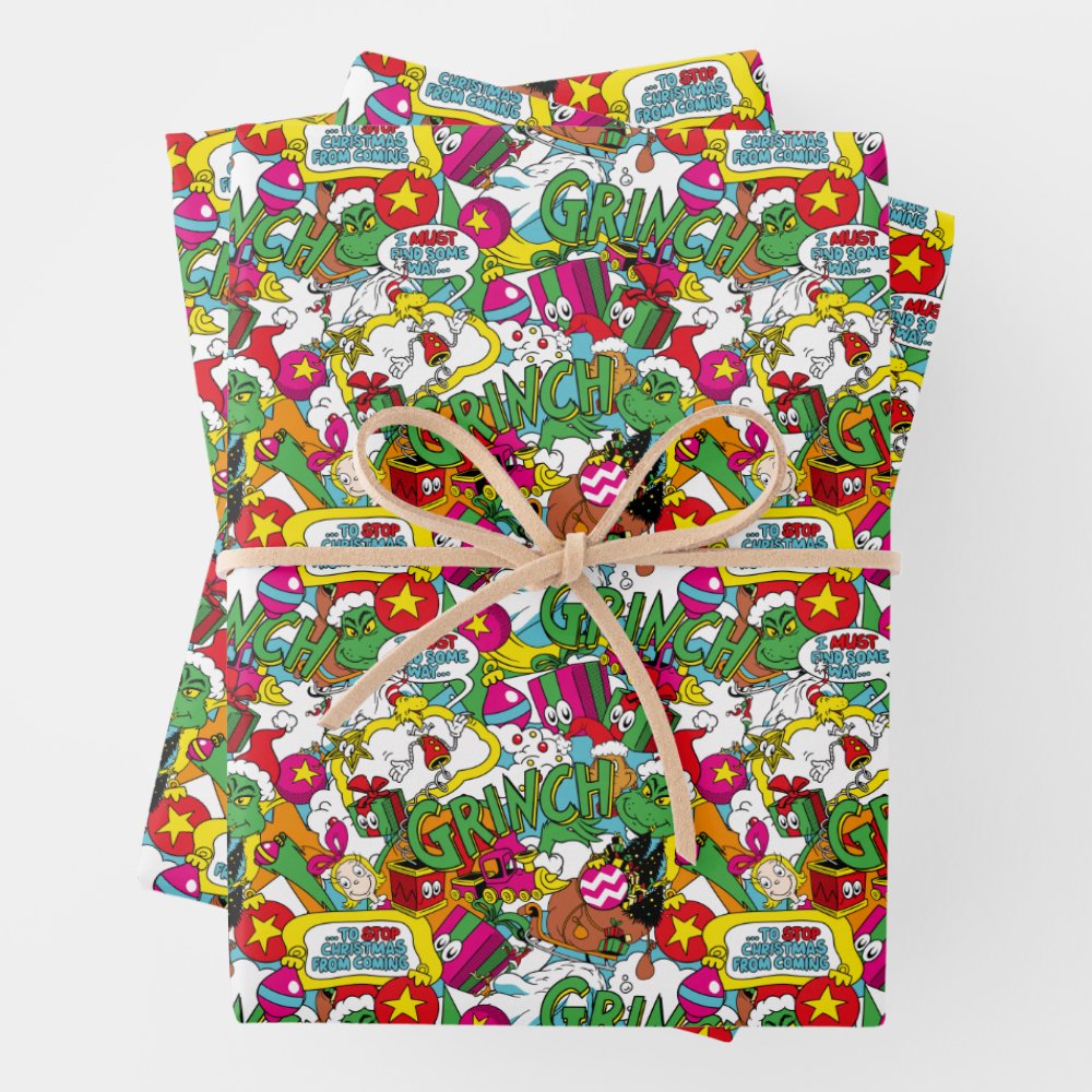 Discover Funny character Colorful Pattern Wrapping Paper