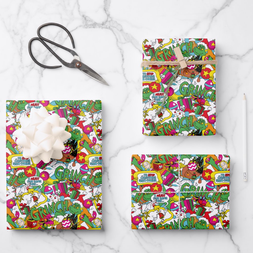 Disover Funny character Colorful Pattern Wrapping Paper