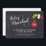 Dr. Seuss | Grinch - Feliz Navidad Photo<br><div class="desc">Celebrate the Holiday's with Dr. Seuss this year by sending all your family and friends this trendy chalkboard holiday card featuring Grinch. Personalize by adding your custom holiday message adding your favorite family photos.</div>