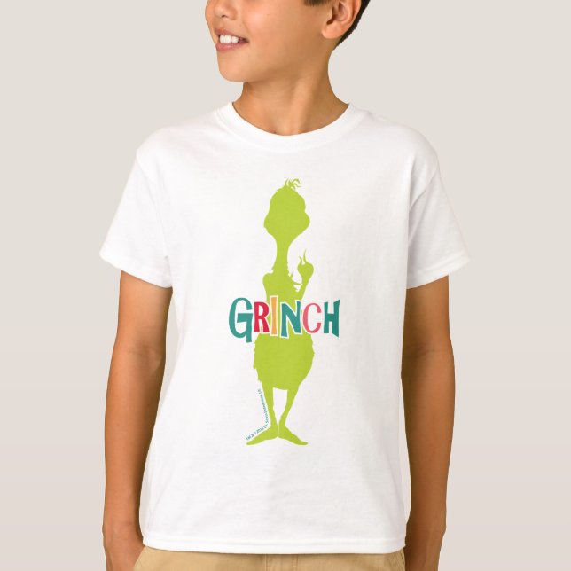 Dr. Seuss | Grinch - Green Silhouette T-Shirt (Front)