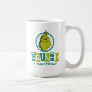 Dr. Seuss Grinch Greetings Coffee Mug