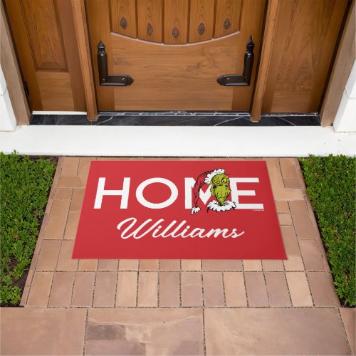 Dr Seuss  Grinch _ Ho Ho Ho Doormat