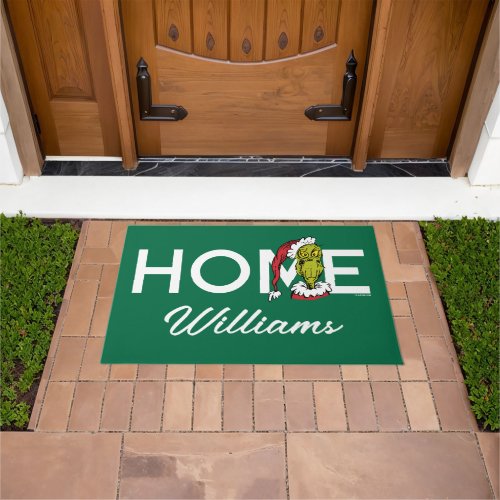 Dr Seuss  Grinch _ Ho Ho Ho Doormat