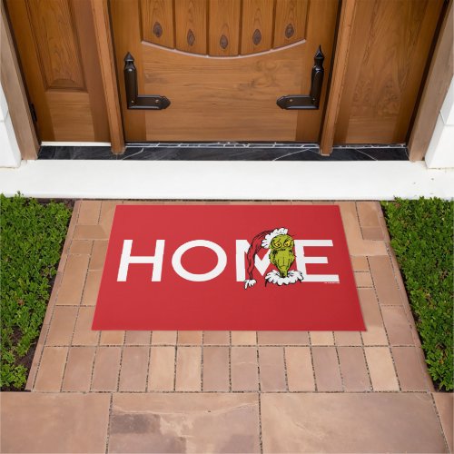 Dr Seuss  Grinch _ Ho Ho Ho Doormat