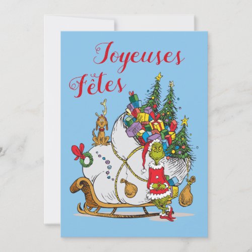 Dr Seuss  Grinch _ Joyeuses  Ftes Photo Holiday Card