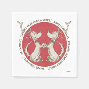 Dr. Seuss Grinch Max - Christmas Quote Napkins