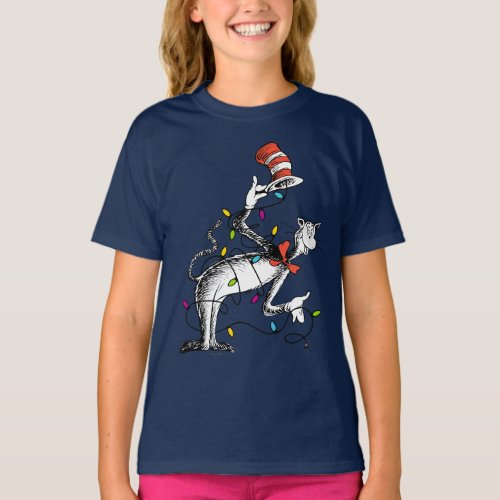 Dr Seuss  Grinch  Mischievous Cat in the Ha T_Shirt