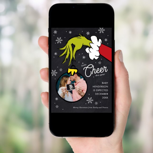 Dr. Seuss | Grinch Pregnancy Announcement (Front Digital)