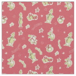 Dr. Seuss | Grinch | Red Christmas Pattern Fabric