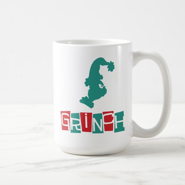 Dr. Seuss | Grinch - Red & Green Coffee Mug (Right)