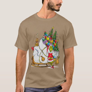 Dr Seuss Grinch Sleigh T-Shirt