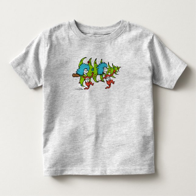 Dr. Seuss | Grinch | Thing One Thing Christmas Toddler T-shirt (Front)