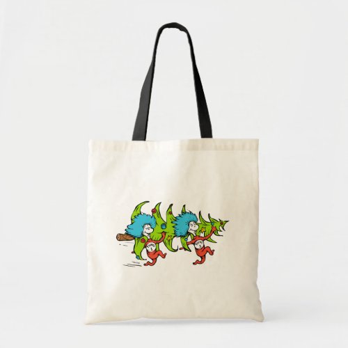 Dr Seuss  Grinch  Thing One Thing Christmas Tote Bag