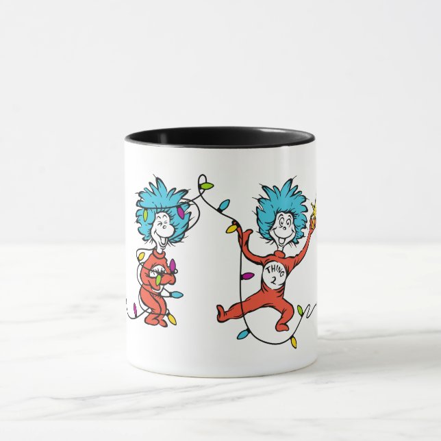 Dr. Seuss | Grinch | Thing One Thing TwDancing Mug (Center)