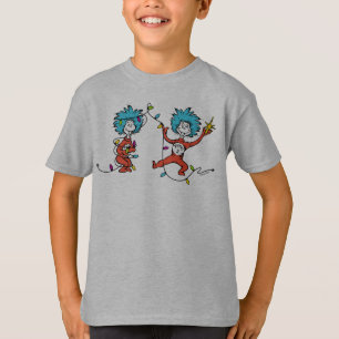 Dr. Seuss Grinch Thing One Thing TwDancing T-Shirt