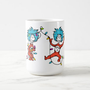 Dr. Seuss Grinch Thing One & Thing Two Dancing Coffee Mug