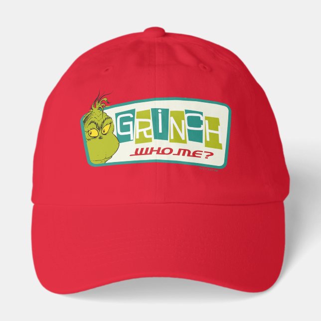 Dr. Seuss | Grinch - Who Me? Hat (Front)