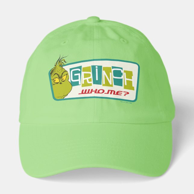 Dr. Seuss | Grinch - Who Me? Hat (Front)