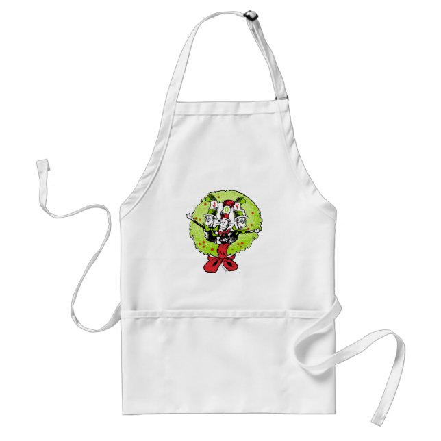 Dr Seuss | Grinch | Who-ville Christmas Joy Adult Apron (Front)