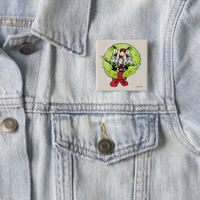 Dr Seuss | Grinch | Who-ville Christmas Joy Button (In Situ)