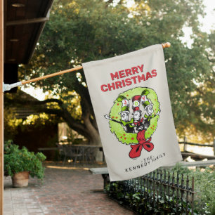 Dr Seuss   Grinch   Who-ville Christmas Joy House Flag