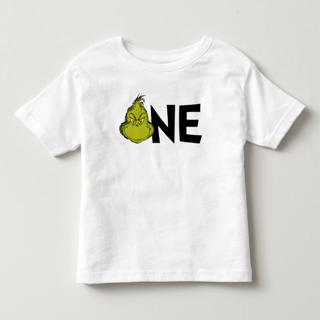 Dr. Seuss | Grinch Winter 1st Birthday Toddler T-shirt (Front)