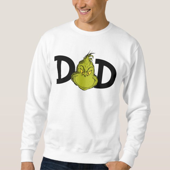 Dr. Seuss | Grinch Winter Birthday Dad Sweatshirt (Front)