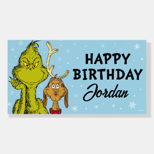 Dr. Seuss   Grinch Winter Birthday Foam Board