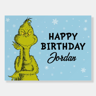 Dr. Seuss   Grinch Winter Birthday Foam Board