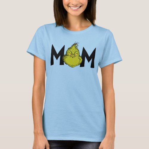 Dr Seuss  Grinch Winter Birthday Mom T_Shirt