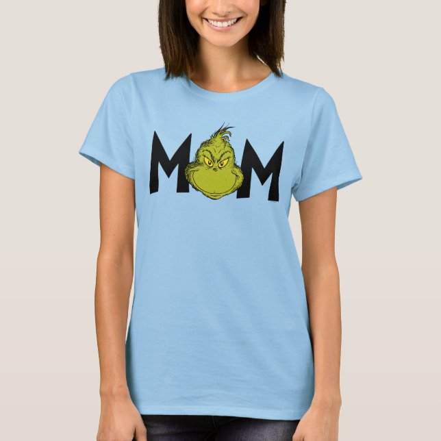 Dr. Seuss | Grinch Winter Birthday Mom T-Shirt (Front)