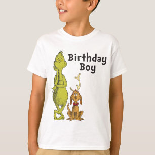 Dr. Seuss   Grinch Winter Birthday T-Shirt
