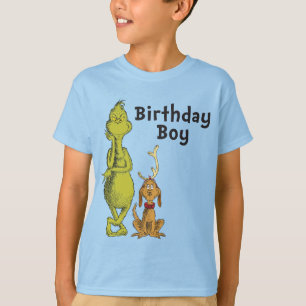 Dr. Seuss   Grinch Winter Birthday T-Shirt