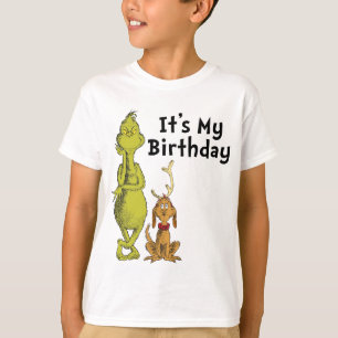Dr. Seuss Grinch Winter Birthday T-Shirt