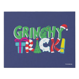 Dr. Seuss   Grinchy Trick Faux Canvas Print