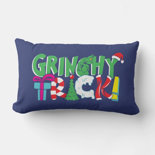 Dr. Seuss | Grinchy Trick Lumbar Pillow (Front)